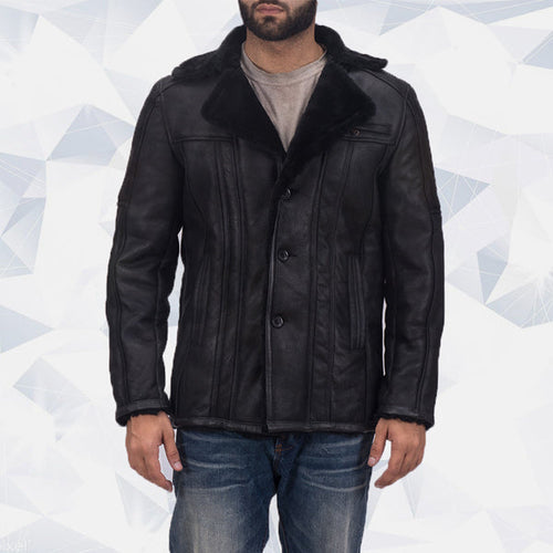 Double Face Shearling Leather Jacket