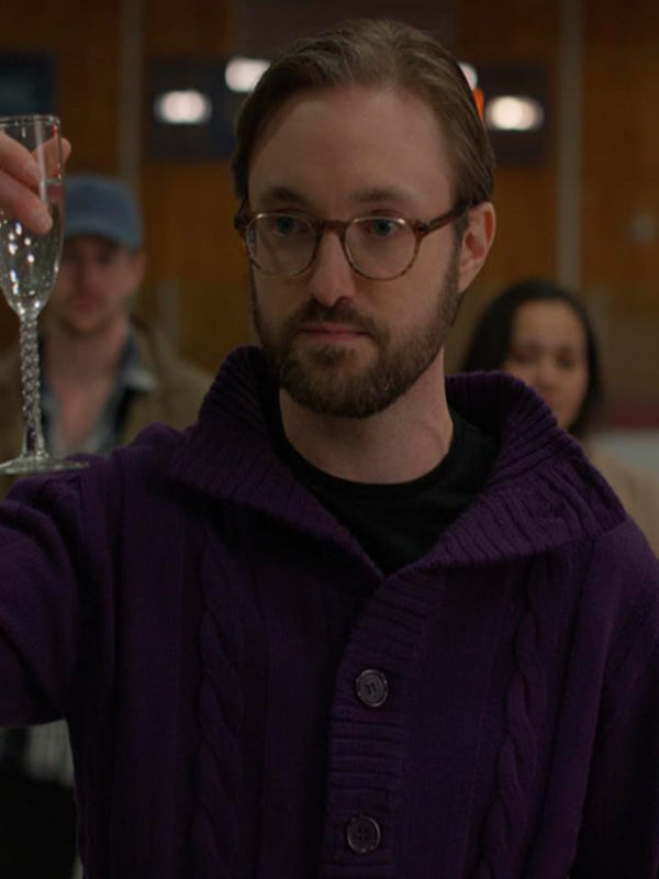 Round The Decay 2025 Jamie Dufault Purple Sweater Cardigan