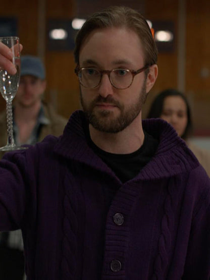 Round The Decay 2025 Jamie Dufault Purple Sweater Cardigan