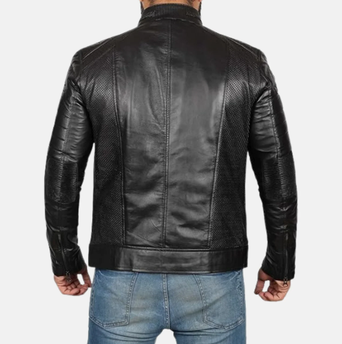 Ironclad Street Men’s Distressed Leather Biker Jacket