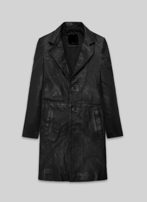 Karl Urban The Boys Leather Long Coat