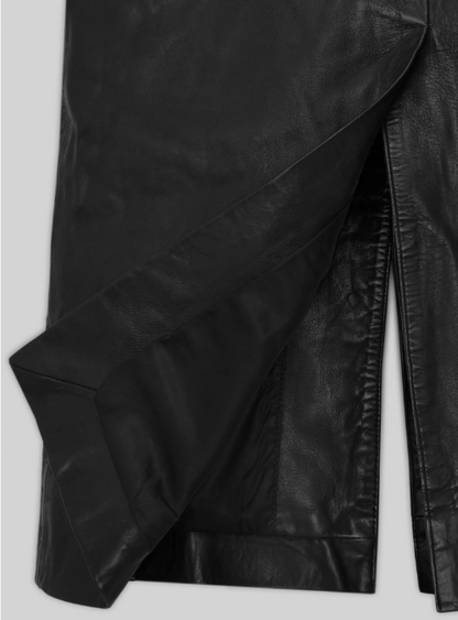 Karl Urban The Boys Leather Long Coat