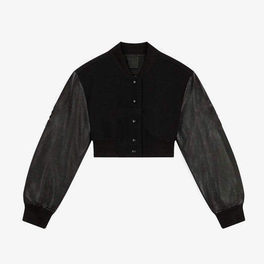 Womens Aviator Sheepskin Shearling Leather Bomber Jacket