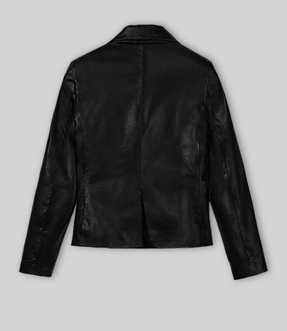 Leather Blazer