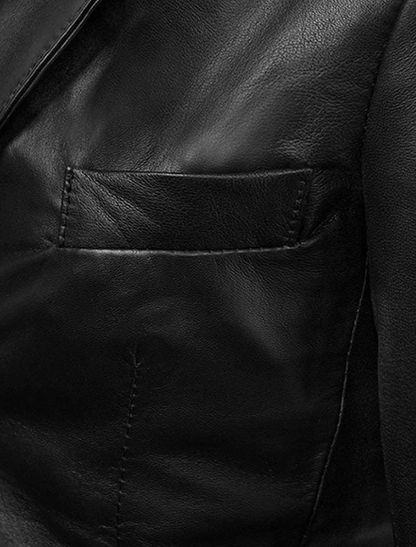 Leather Blazer