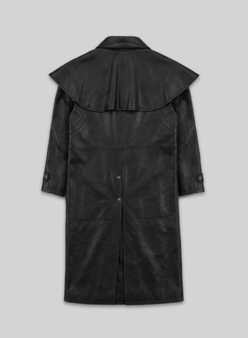 Leather Duster with Cape