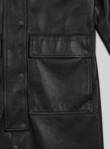 Leather Duster with Cape