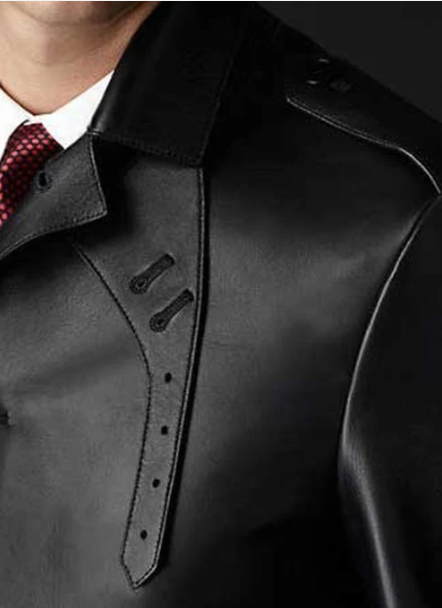 Leather Long Coat #204