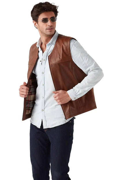 LuxuryBrownVestForMen