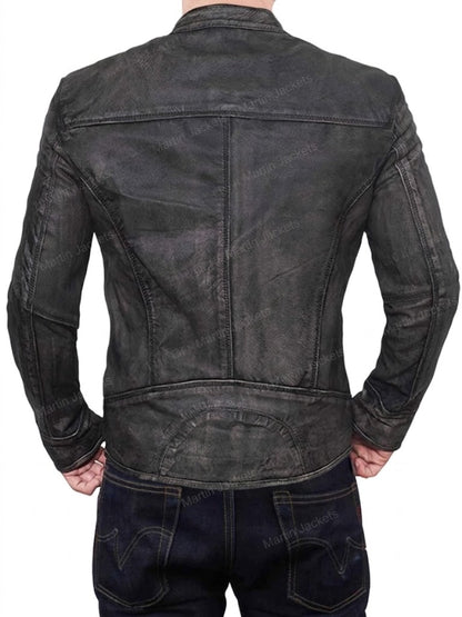 Bomber Lambskin Genuine Leather Jacket