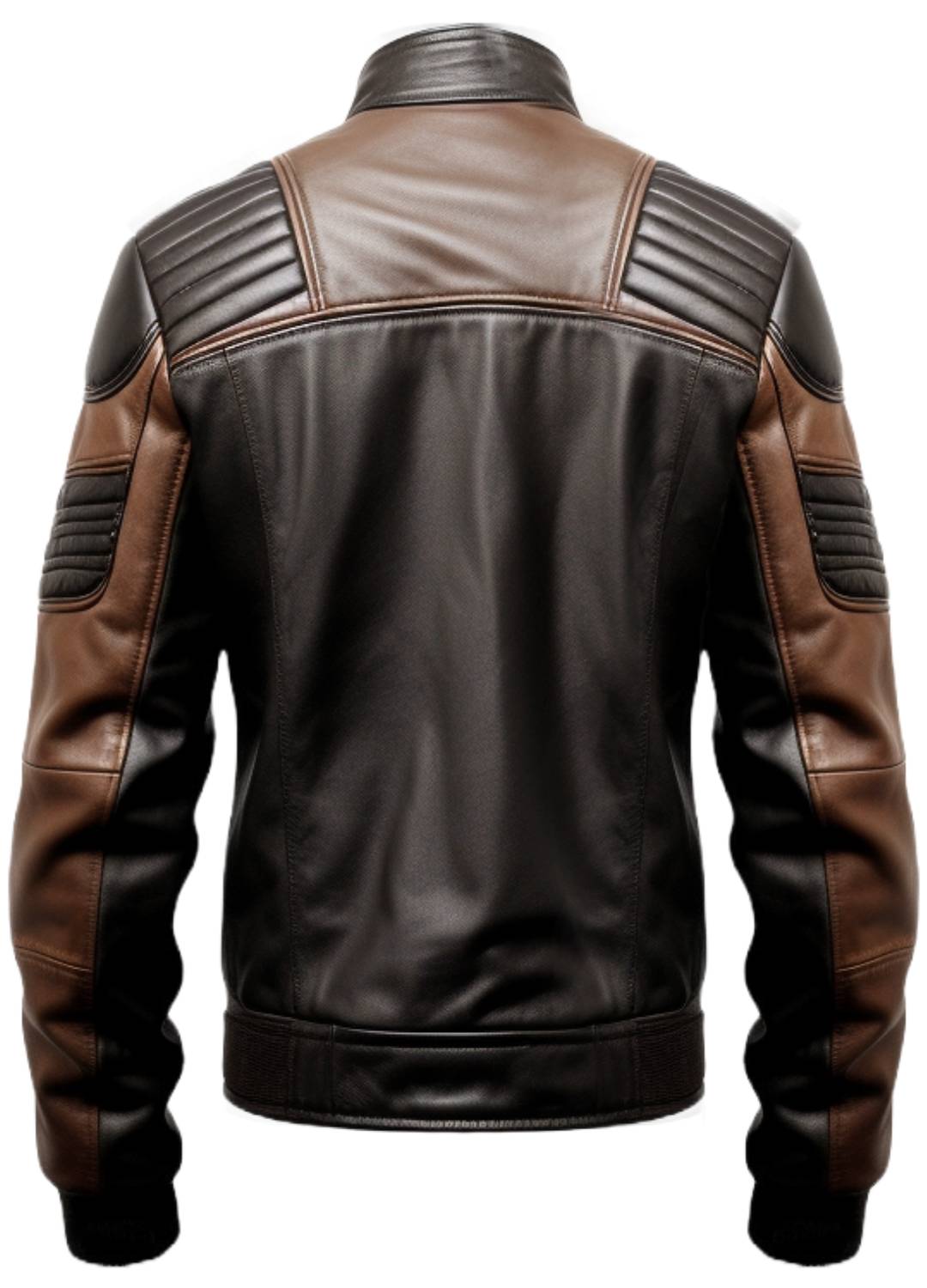 Men Black Leather Jacket - Leather Brown Jacket