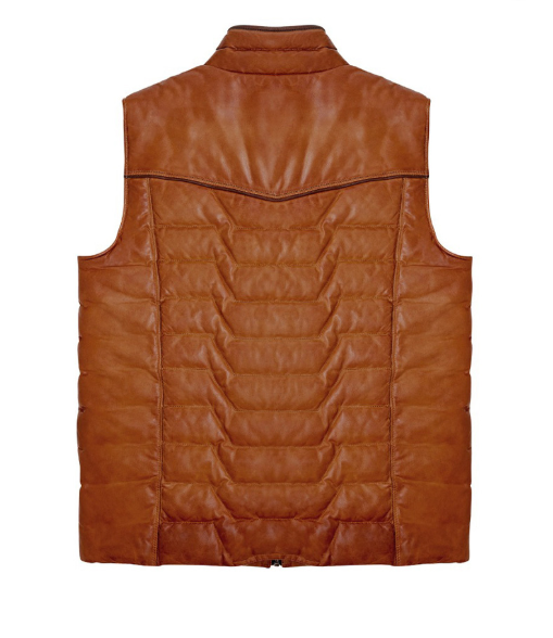 Men Maverick Leather Vest