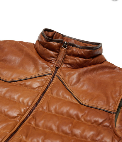 Men Maverick Leather Vest