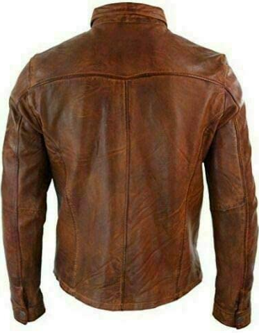 Men’s Antique Brown Shirt Style Jacket