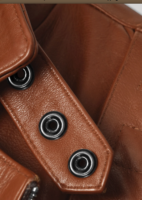 Men’s Brown Cruiser Biker Leather Jacket