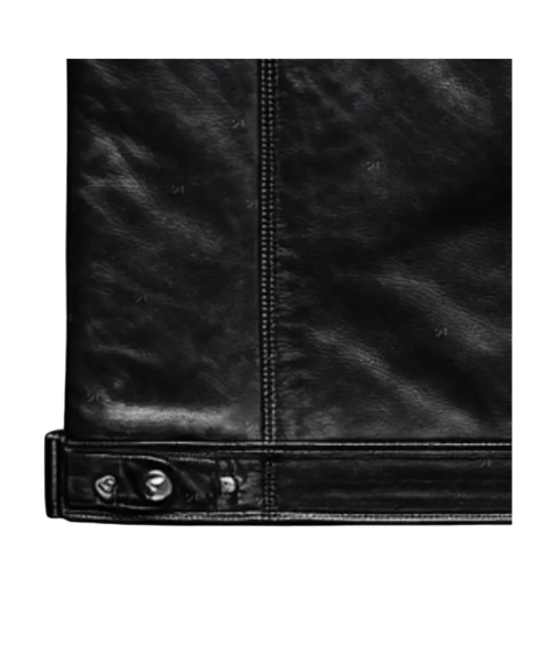 Men’s Classic Black Leather Biker Vest
