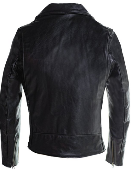 Men’s Light Weight Cowhide Motorcycle Jacket