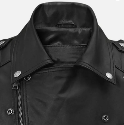 Men’s Road Sovereign Black Leather Vest