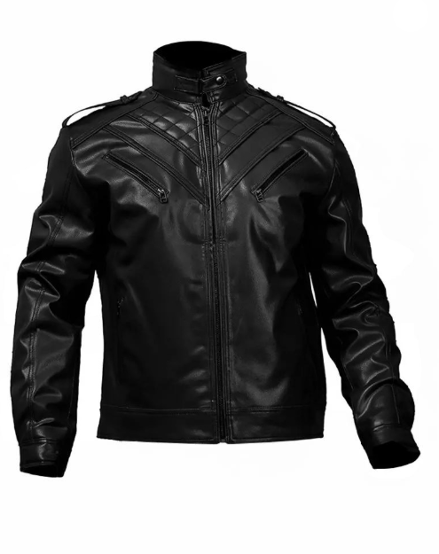 Mens Cafe Racer Leather Jacket