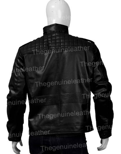 Mens Cafe Racer Leather Jacket