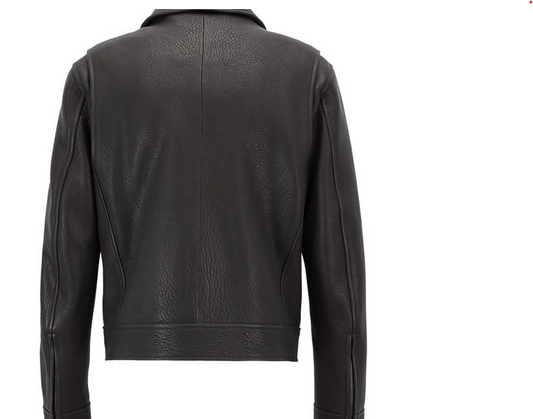 Mens Genuine Leather Biker Jacket