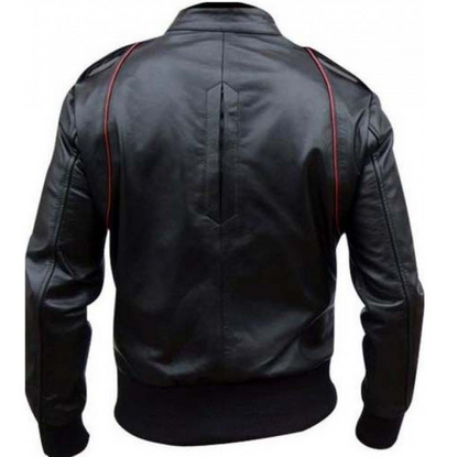 Mens Leather Motorcycle Jacket