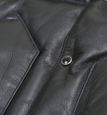 Mens Sherpuff Black Puffer Vest