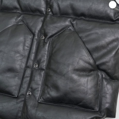 Mens Sherpuff Black Puffer Vest