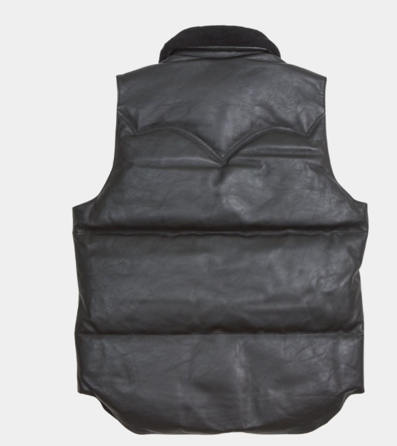 Mens Sherpuff Black Puffer Vest