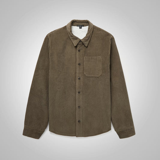 Men’s Soft Shearling Corduroy Jacket