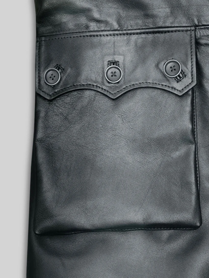 Metallic Lurex Gray Tom Hardy Trench Coat