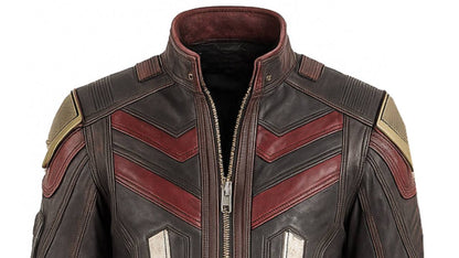 Musa Red Leather Jacket - Leather Jacket for Men Red