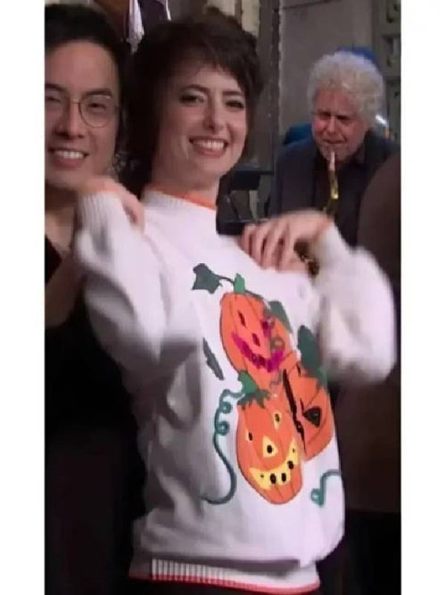 SNL 2025 Sarah Sherman Pumpkins Print Sweatshirt