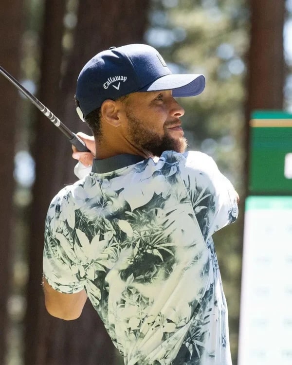 Stephen Curry ACC Celebrity Golf Championship 2025 Floral Shirt