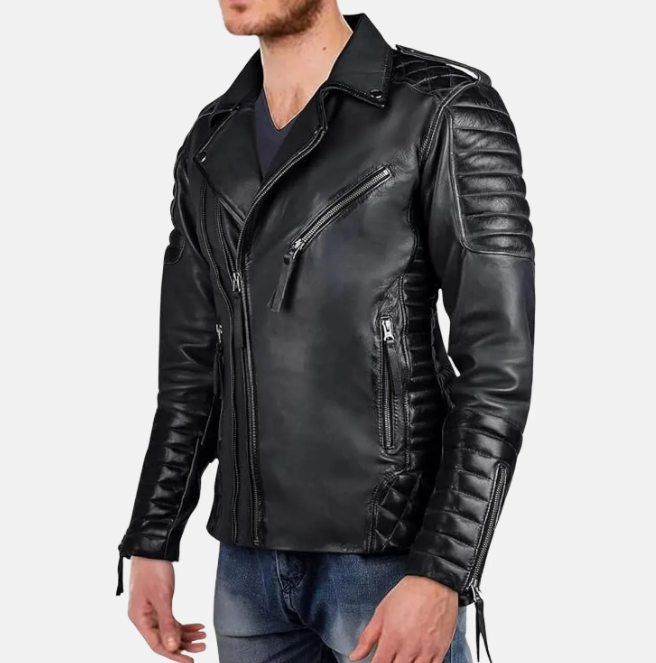 Outlaw Spirit Double Style Mens Biker Jacket