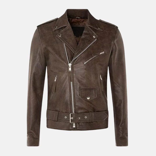 Outlaw Spirit Double Style Mens Biker Jacket