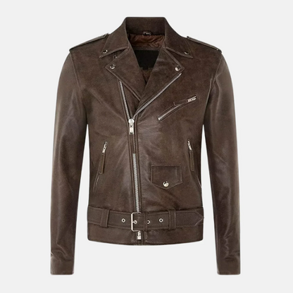 Outlaw Spirit Double Style Mens Biker Jacket