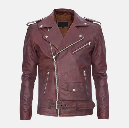 Outlaw Spirit Double Style Mens Biker Jacket