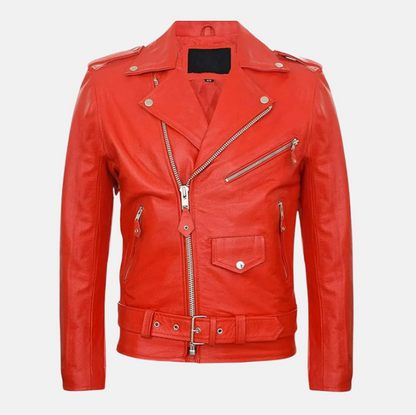 Outlaw Spirit Double Style Mens Biker Jacket