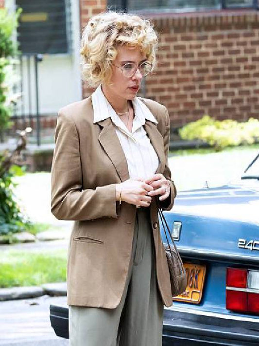 Paper Tiger 2025 Scarlett Johansson Brown Blazer