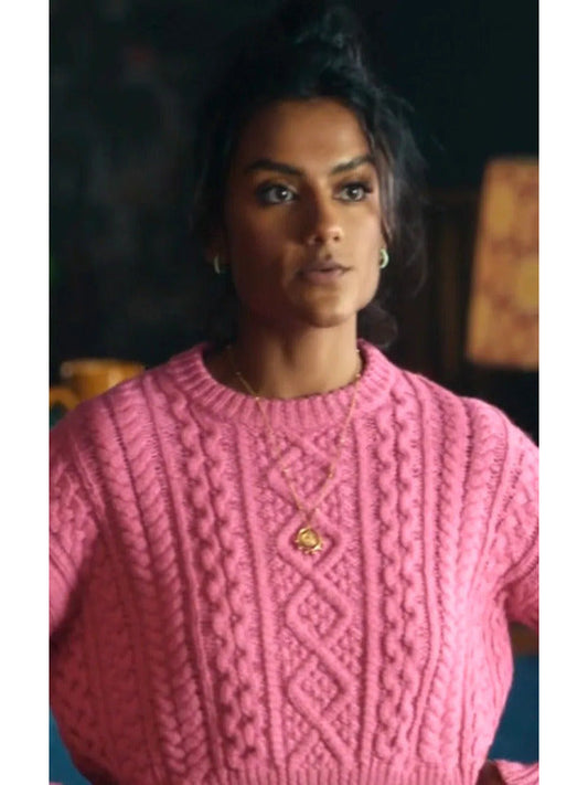 Picture This 2025 Simone Ashley Pink Sweater
