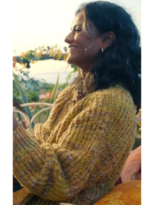 Picture This 2025 Simone Ashley Yellow Tie Dye Jumper