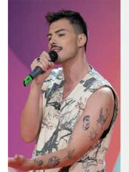 Praa da Alegria 2025 Rafael Bail o Branch Print Vest