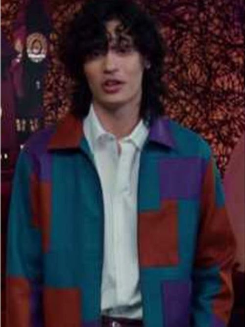 Press Junket 2025 Noah B. Taylor Colorblock Patchwork Jacket