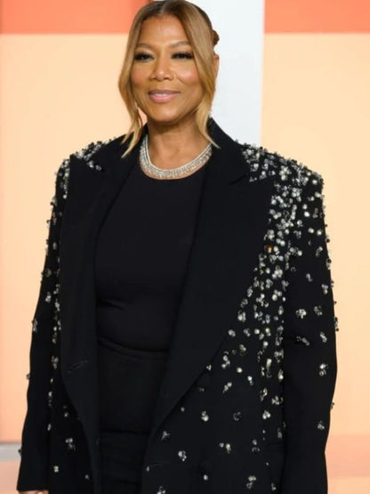 Queen Latifah 2025 Oscar Embellished Coat