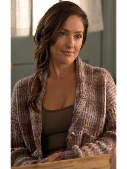 Ransom Canyon 2025 Minka Kelly Purple Tie Dye Cardigan