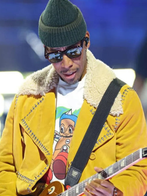 Raphael Saadiq 2025 NBA All-Star Game Leather Jacket