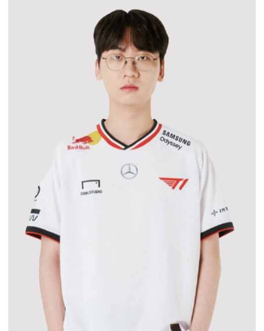 T1 2nd 2025 Uniform White Jersey