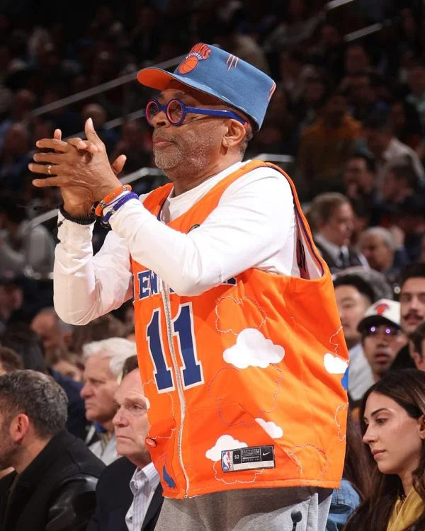 Spike Lee 2025 New York Knicks Orange Vest