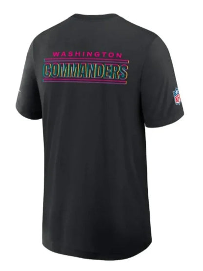 Washington Commanders Black 2025 Crucial Catch T-Shirt